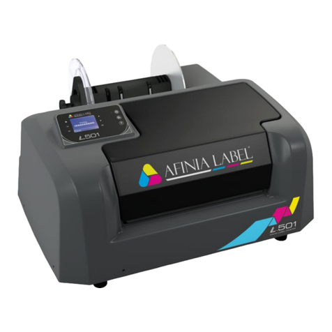 AFINIA LABEL Afinia L501 Specification sheet