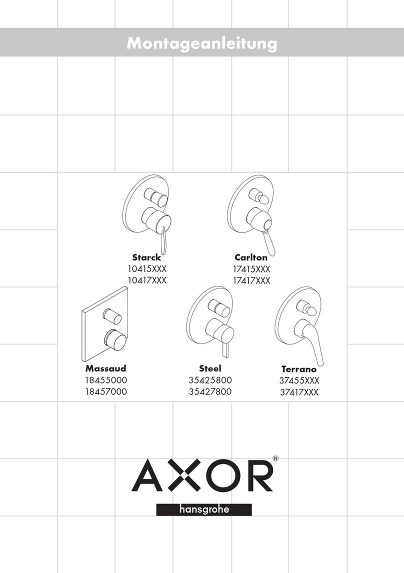 Hans Grohe AXOR Starck 10415 Series manual