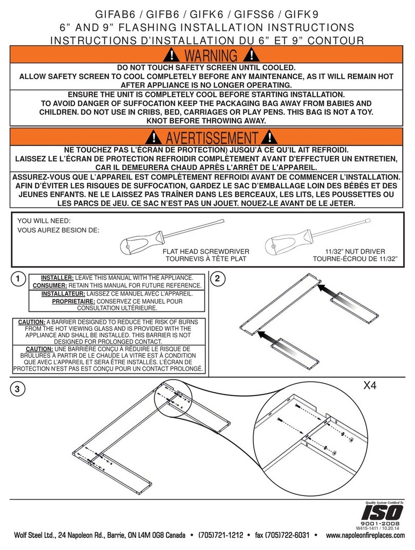 Napoleon GIFAB6 User manual