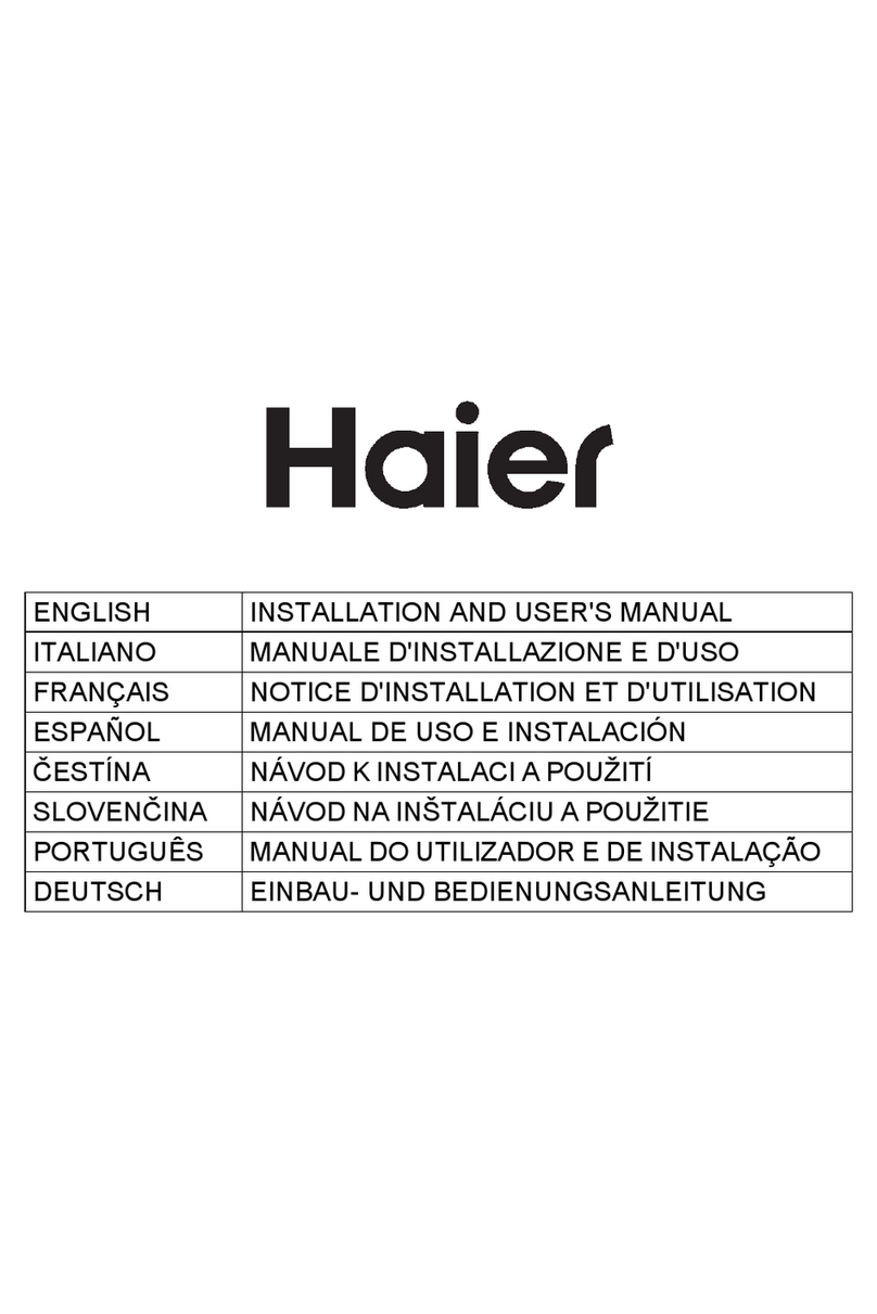 Haier HDSV985B Installation and user manual
