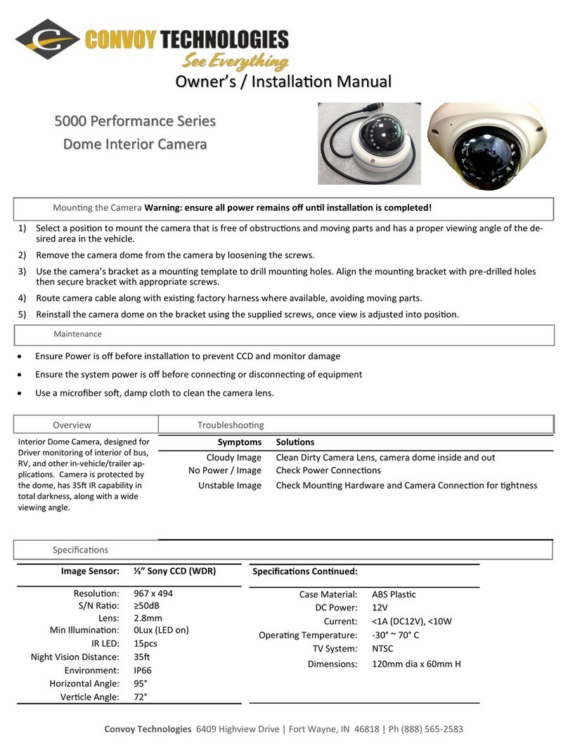 Convoy 5000 Performance Series Owners & installation manual
