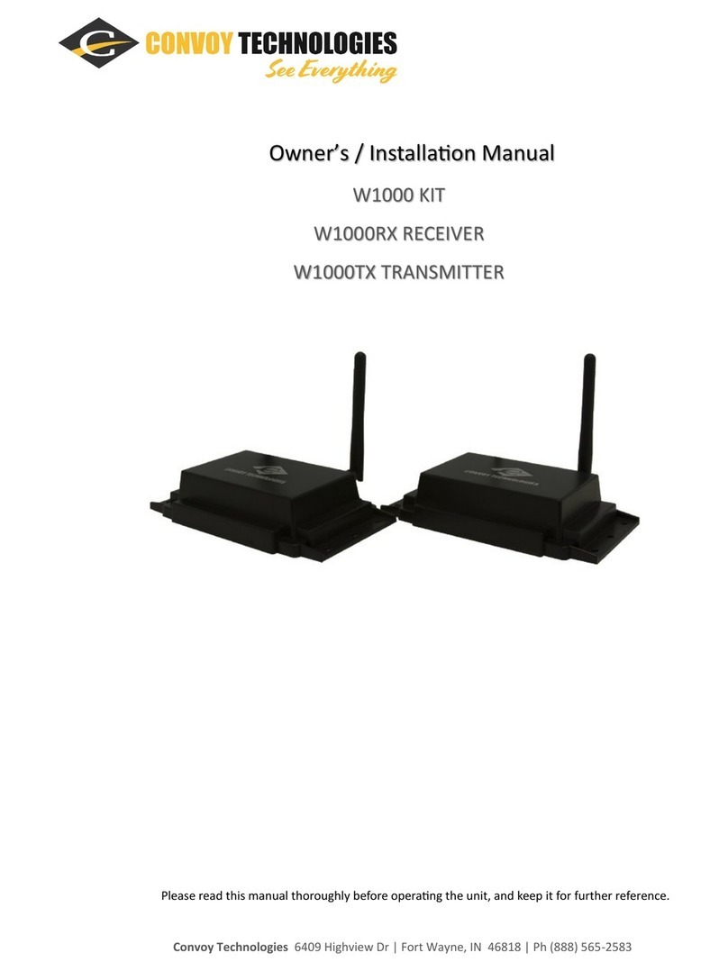 Convoy Performance Series Owners & installation manual