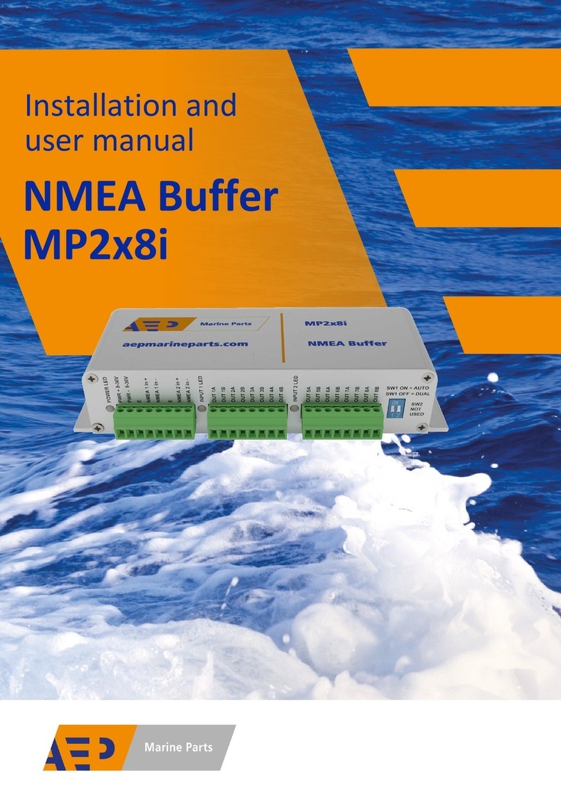 AEP MP2x8i NMEA Buffer Installation and user manual