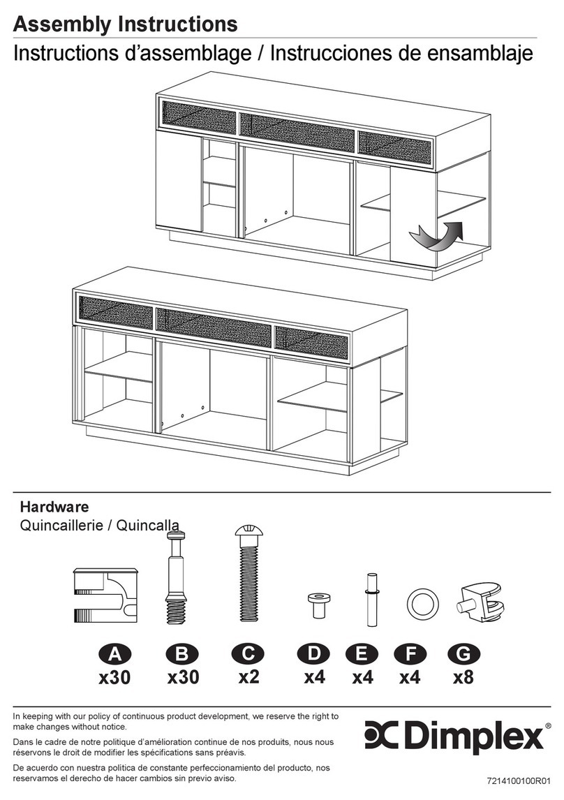 Dimplex GDS26G8-1836W Assembly instructions