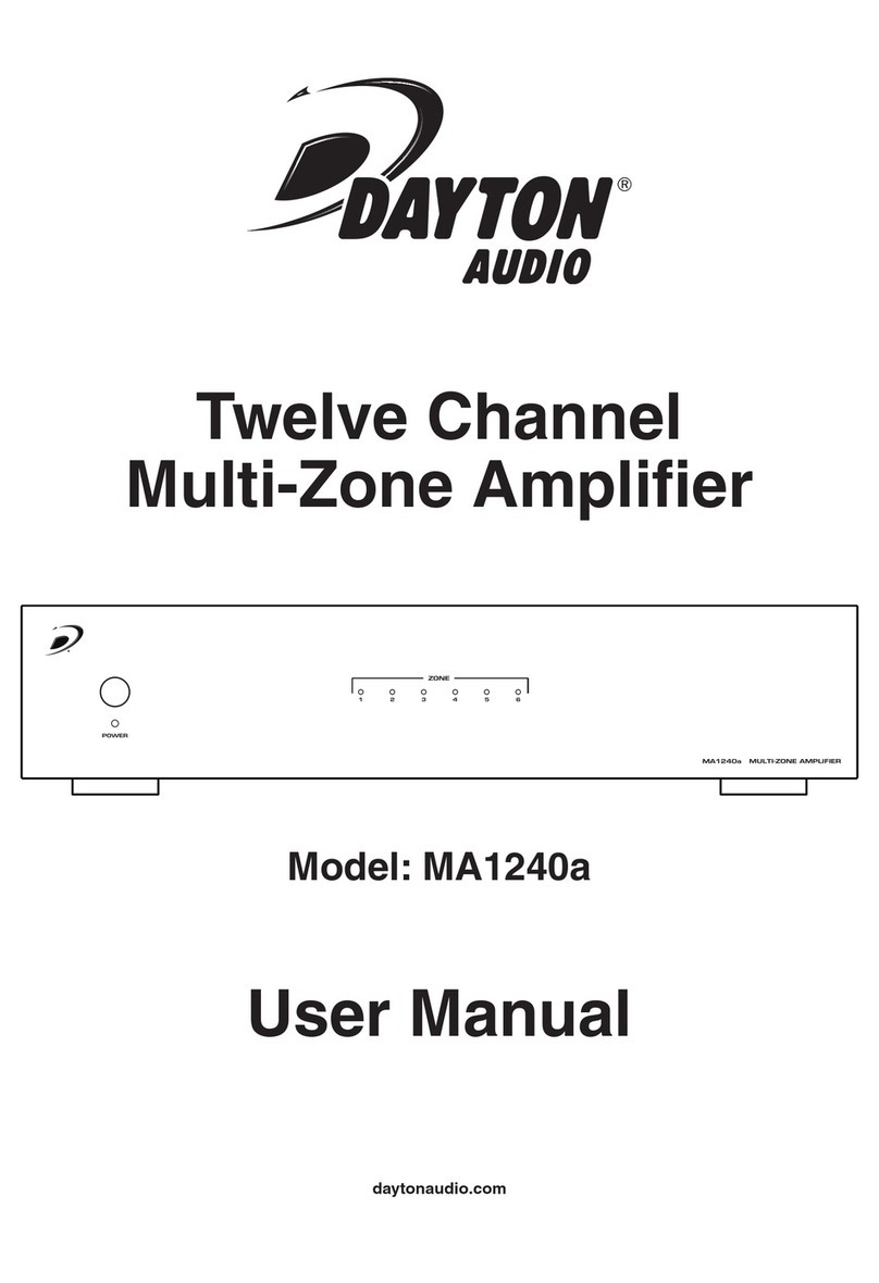 DaytonAudio MA1240a user manual