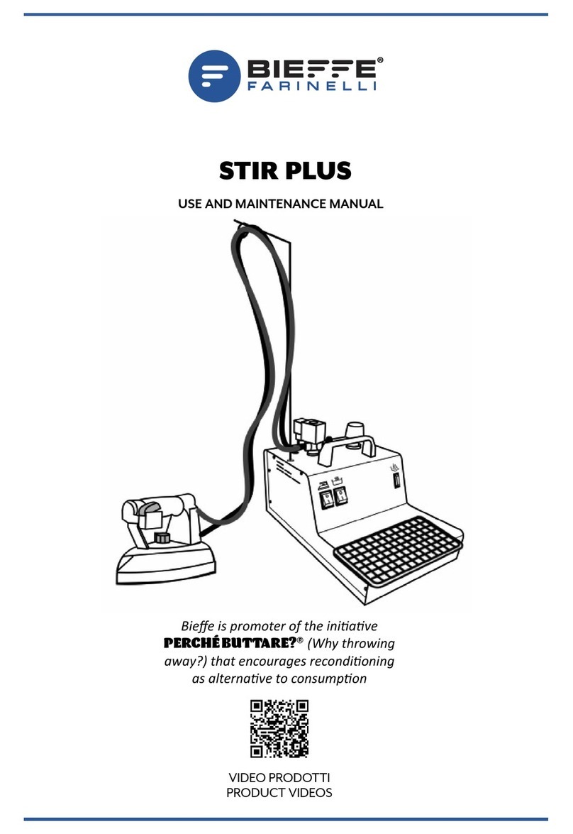 Bieffe STIR PLUS Use and maintenance manual