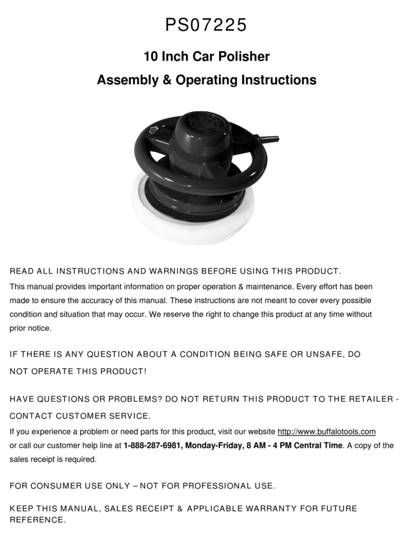 Buffalo Tools PS07225 Assembly & operating instructions