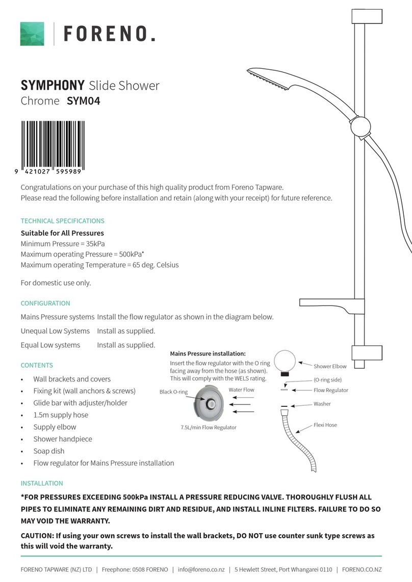 FORENO SYMPHONY SYM04 quick guide