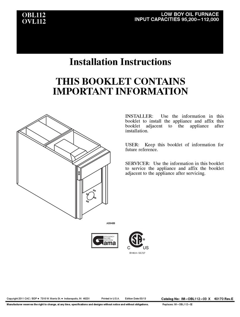 CAC / BDP OBL112 User manual