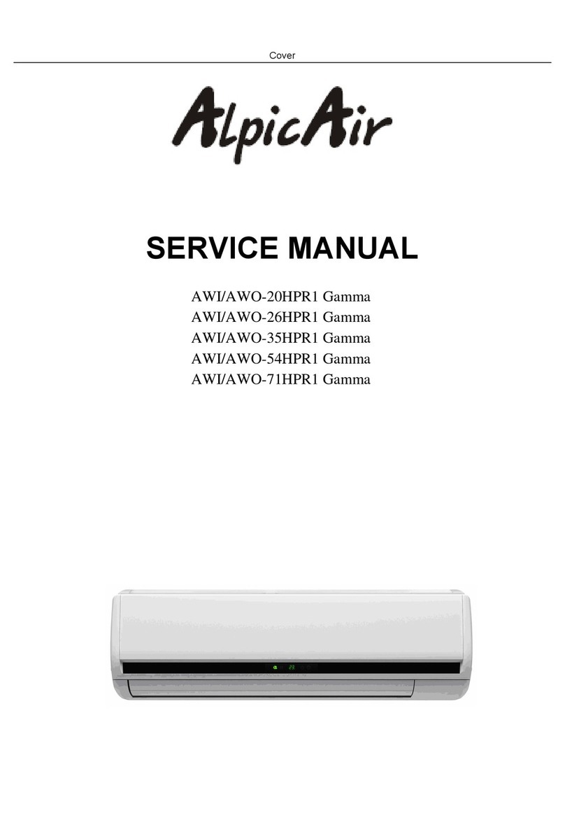 Alpic Air AWI-26HPR1 Gamma User manual