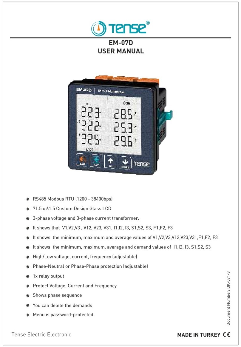 Tense EM-07D user manual