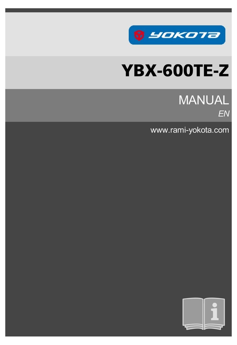 Yokota YBX-600TE-Z manual