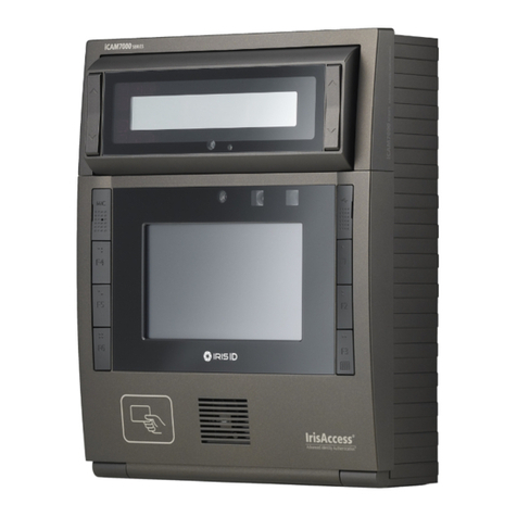IRIS ID IrisAccess iCAM7100 Series Installation instructions