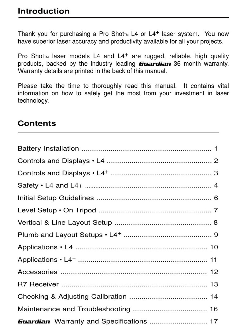 PRO SHOT L4 manual