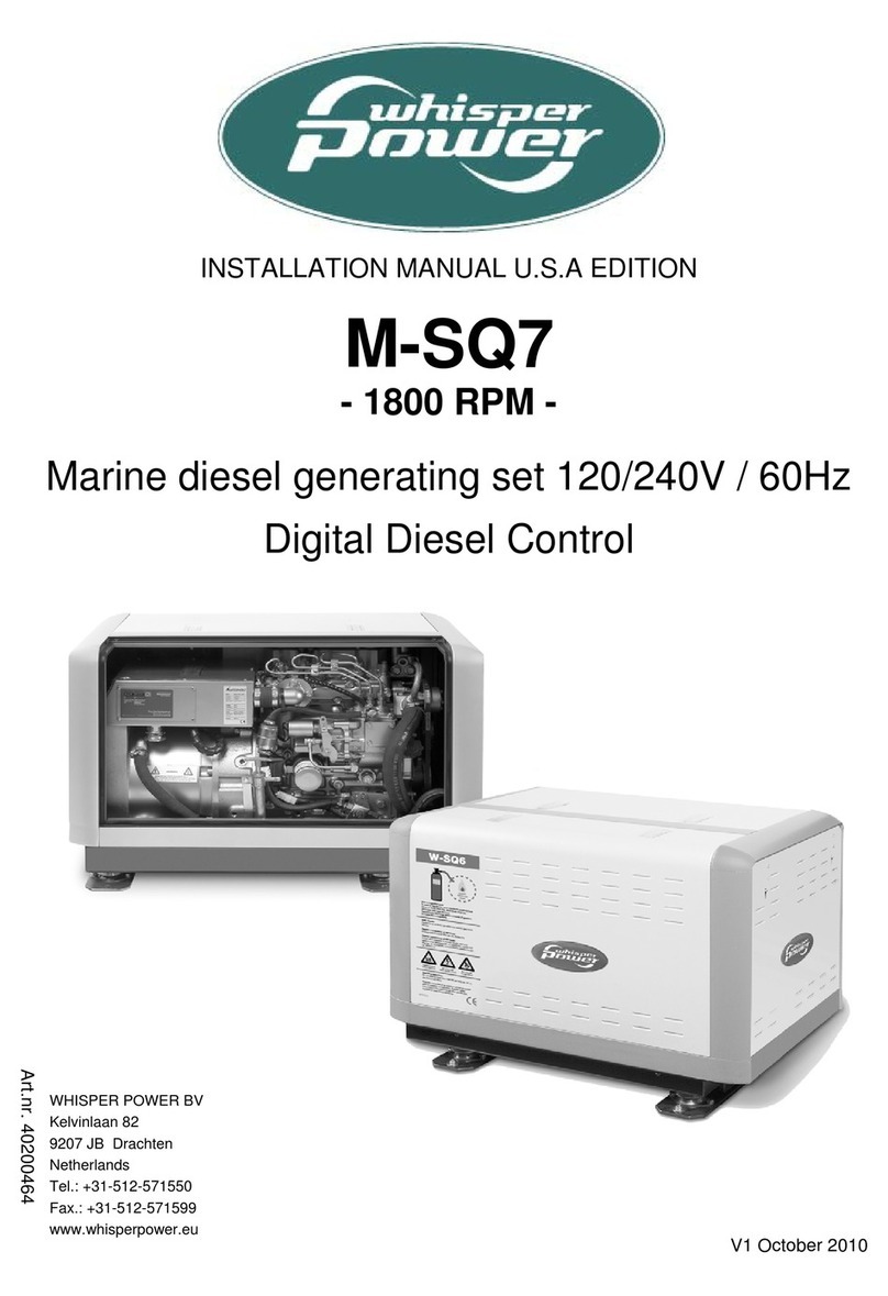 WhisperPower M-SQ7 installation manual