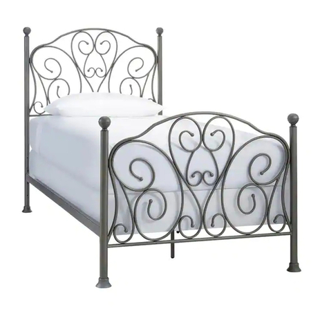 StyleWell OIL RUBBED BRONZE METAL SCROLL TWIN XL... Use and care guide StyleWell OIL RUBBED BRONZE METAL SCROLL TWIN XL... Use and care guide