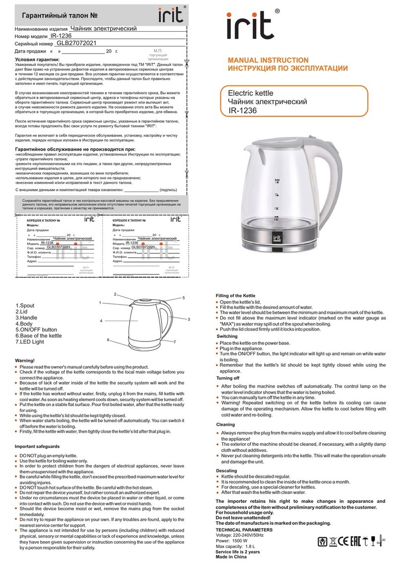 IRIT IR-1236 User manual