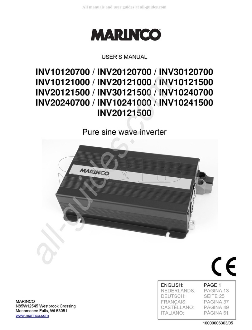 marinco INV10120700 User manual