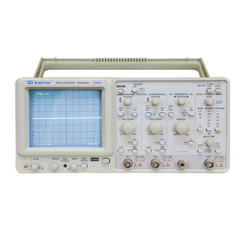 GW Instek GOS-6200 manual