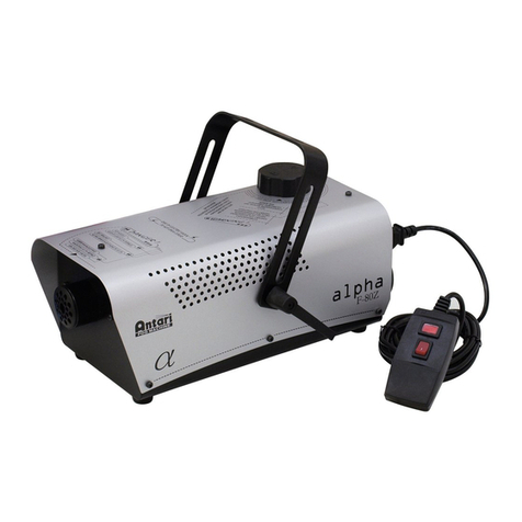 Antari F-80ZY User manual