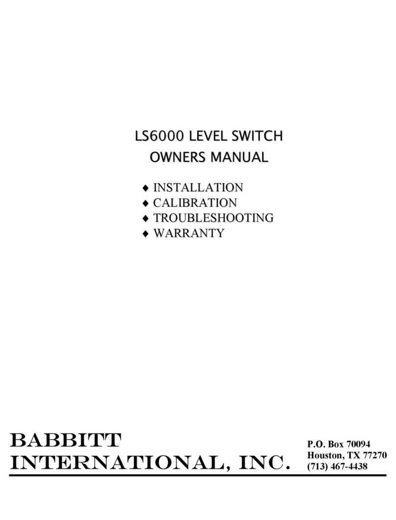 BABBITT LS6000 User manual