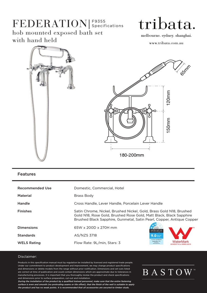 Tribata. Bastow FEDERATION F9355 quick guide