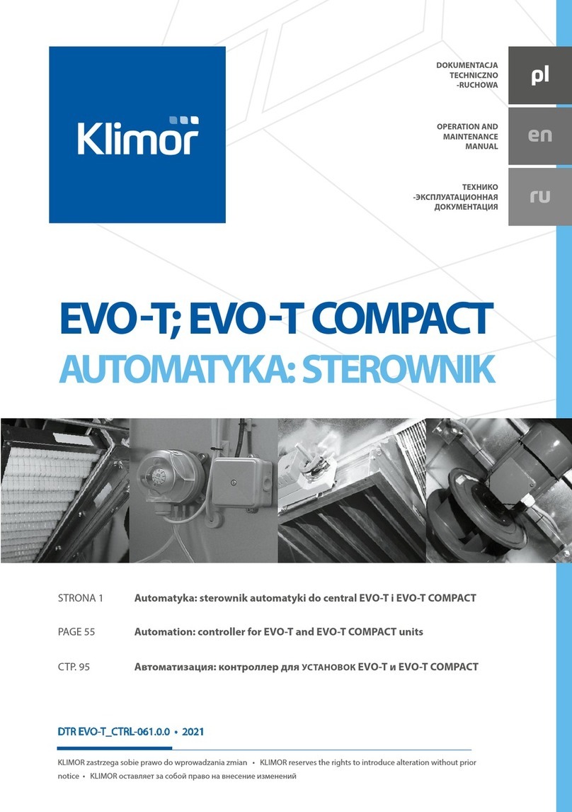 Klimor HMI Compact Operation and maintenance manual
