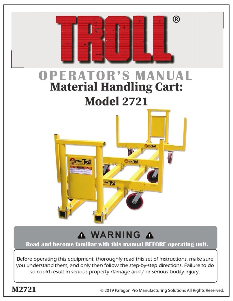 Paragon Pro Troll 2721 Operator's manual