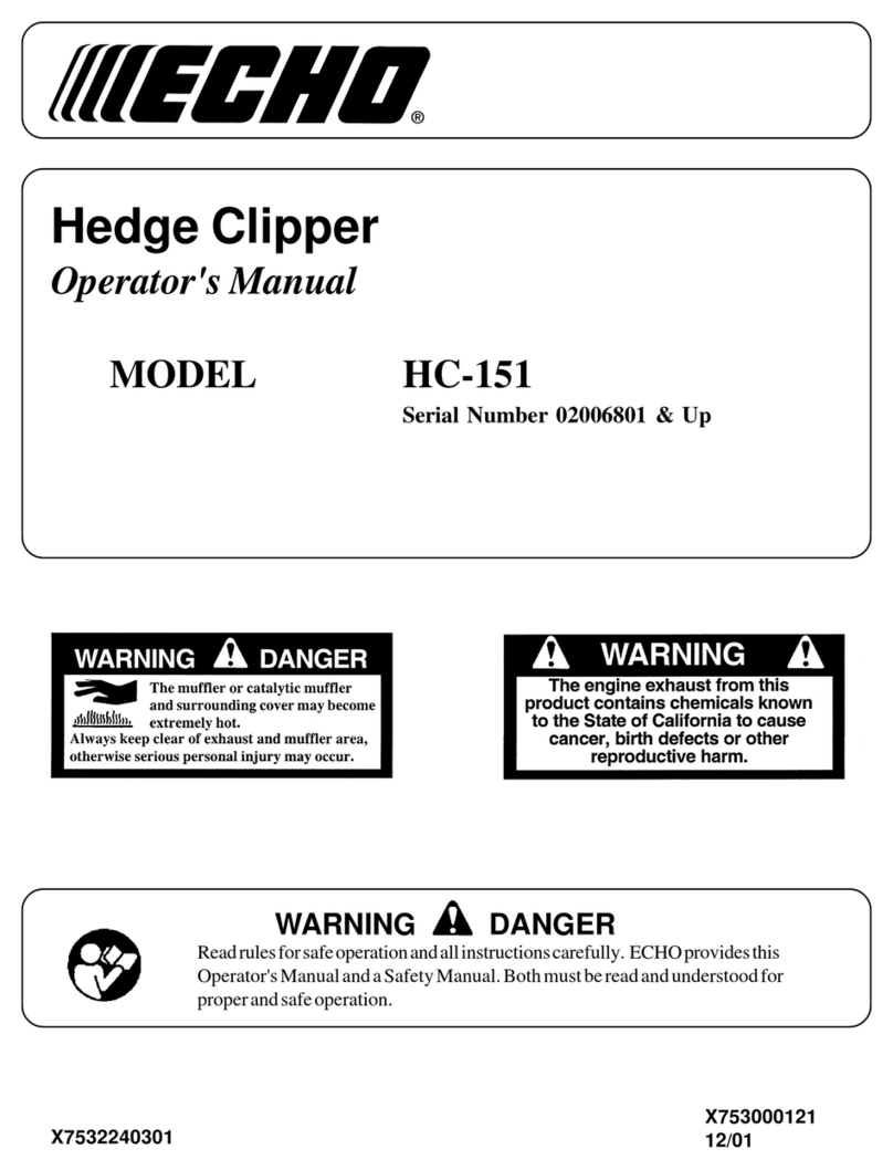 Echo 02006801 User manual