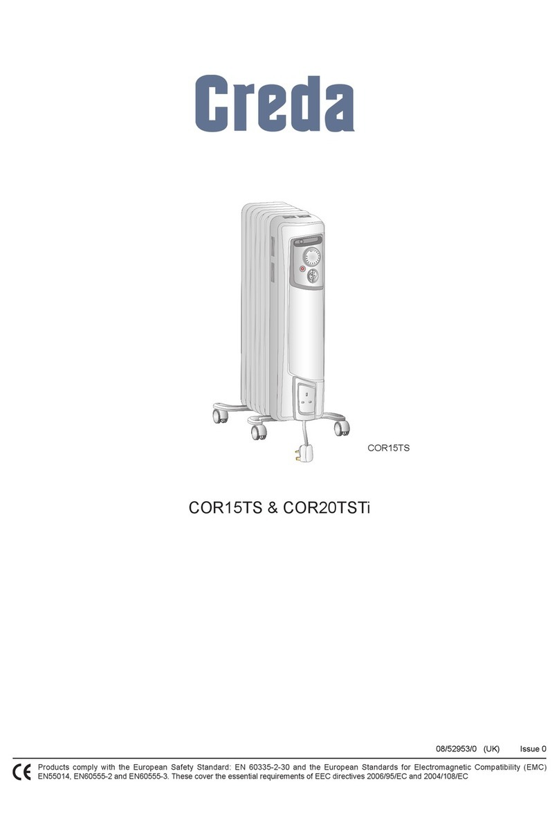 Creda COR15TS User manual