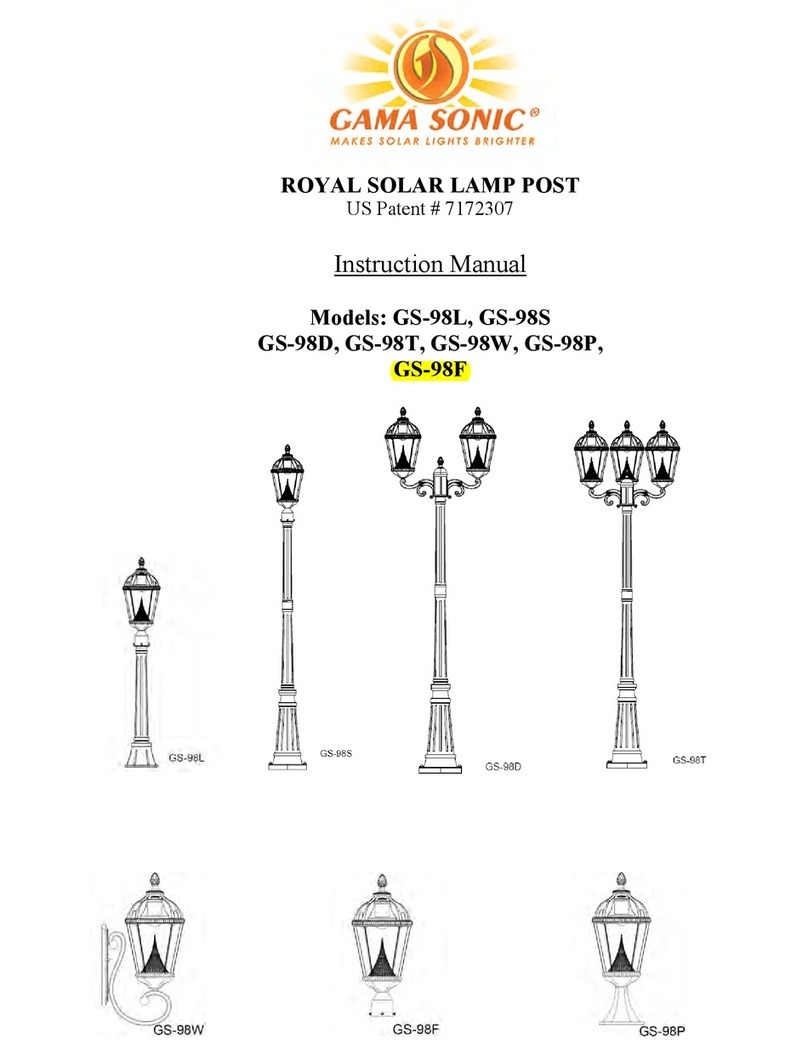 Gama Sonic GS-98F-B instruction manual