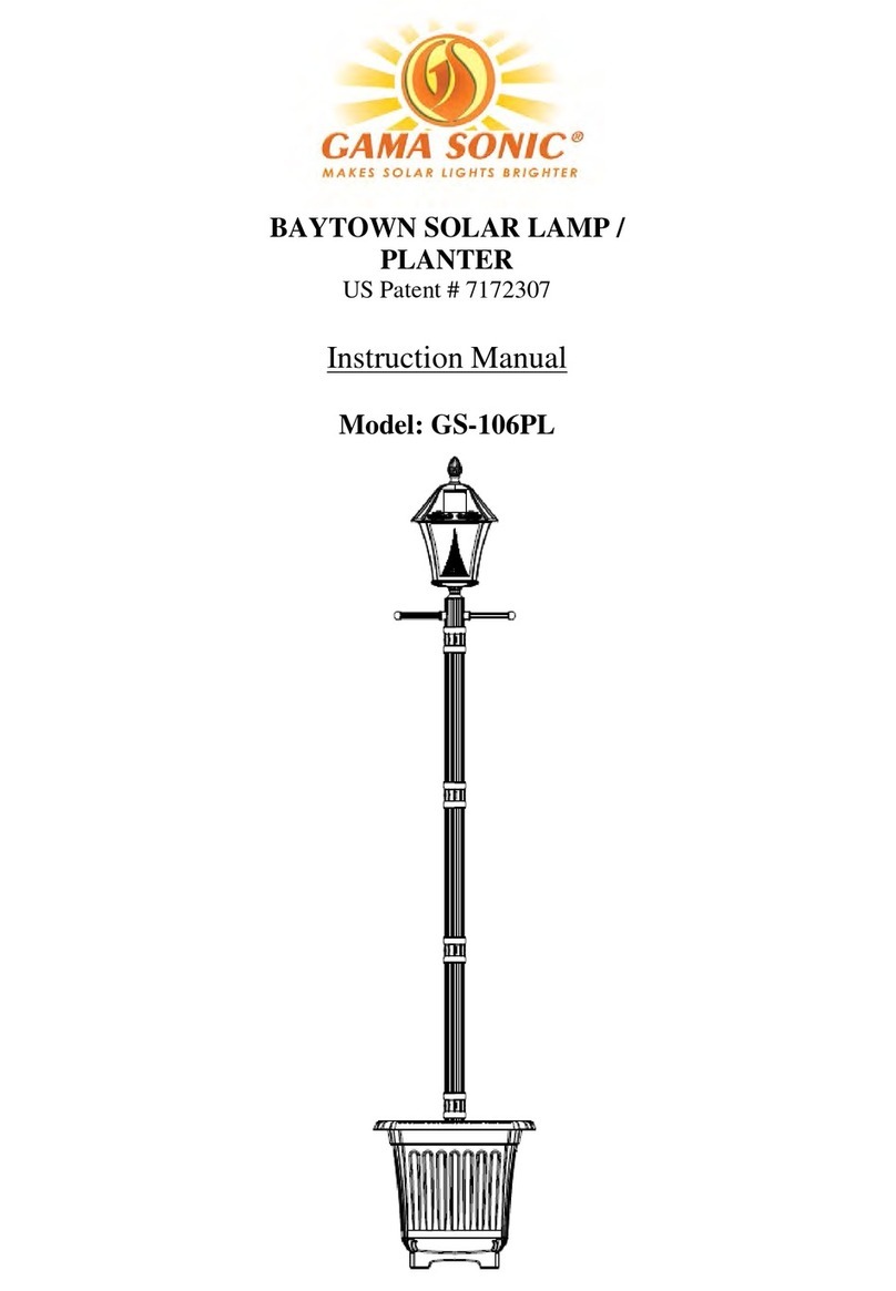 Gama Sonic GS-106PL User manual Gama Sonic GS-106PL User manual