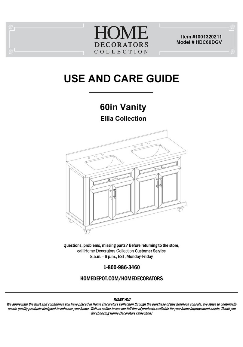 Home Decorators Collection HDC60DGV Use and care guide Home Decorators Collection HDC60DGV Use and care guide
