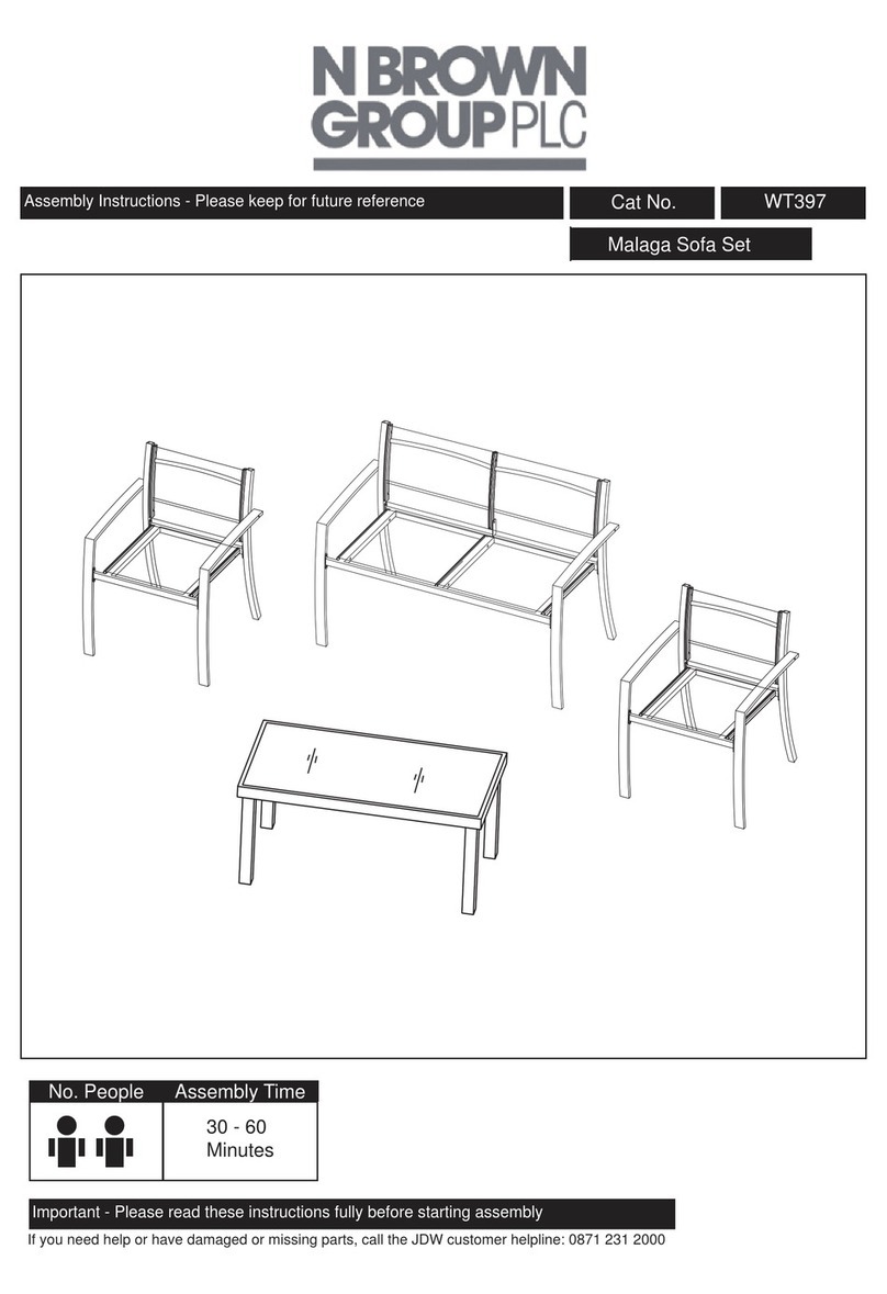 N Brown Group WT397 Assembly instructions N Brown Group WT397 Assembly instructions