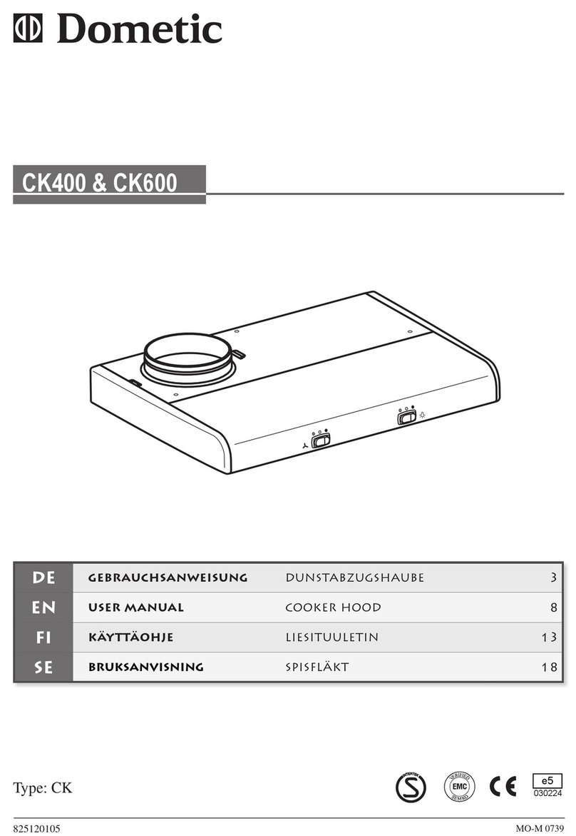 Dometic CK600 user manual Dometic CK600 user manual