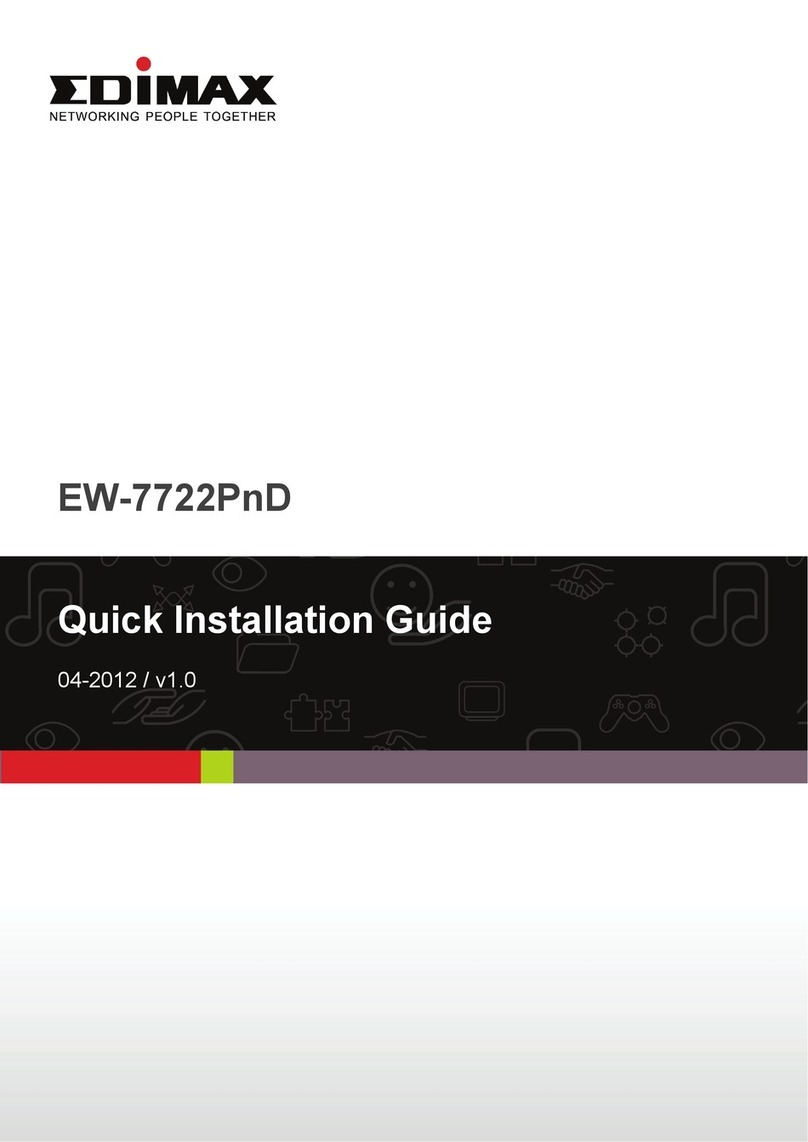Edimax EW-7722PnD Quick installation guide