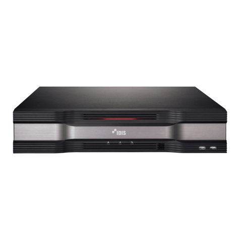 Idis DR-6308P-SA User manual