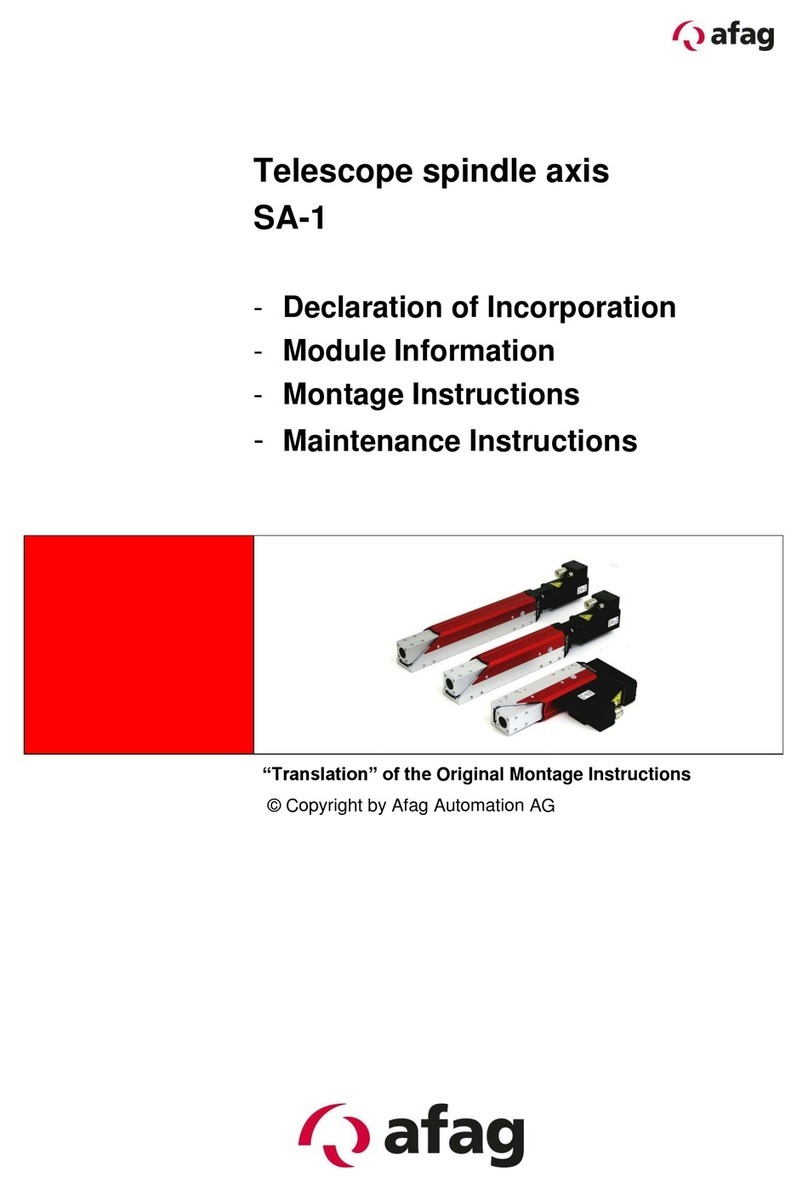 Afag SA-1 Series manual