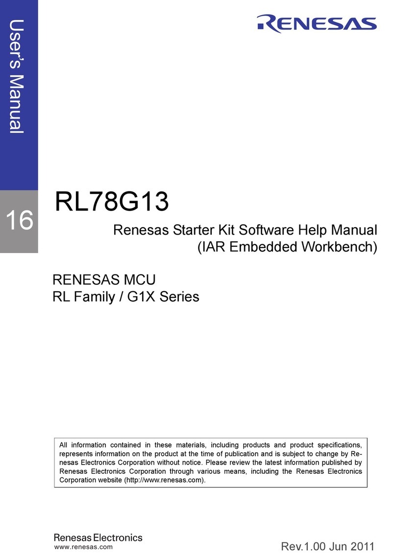 Renesas RL78/G13 user manual
