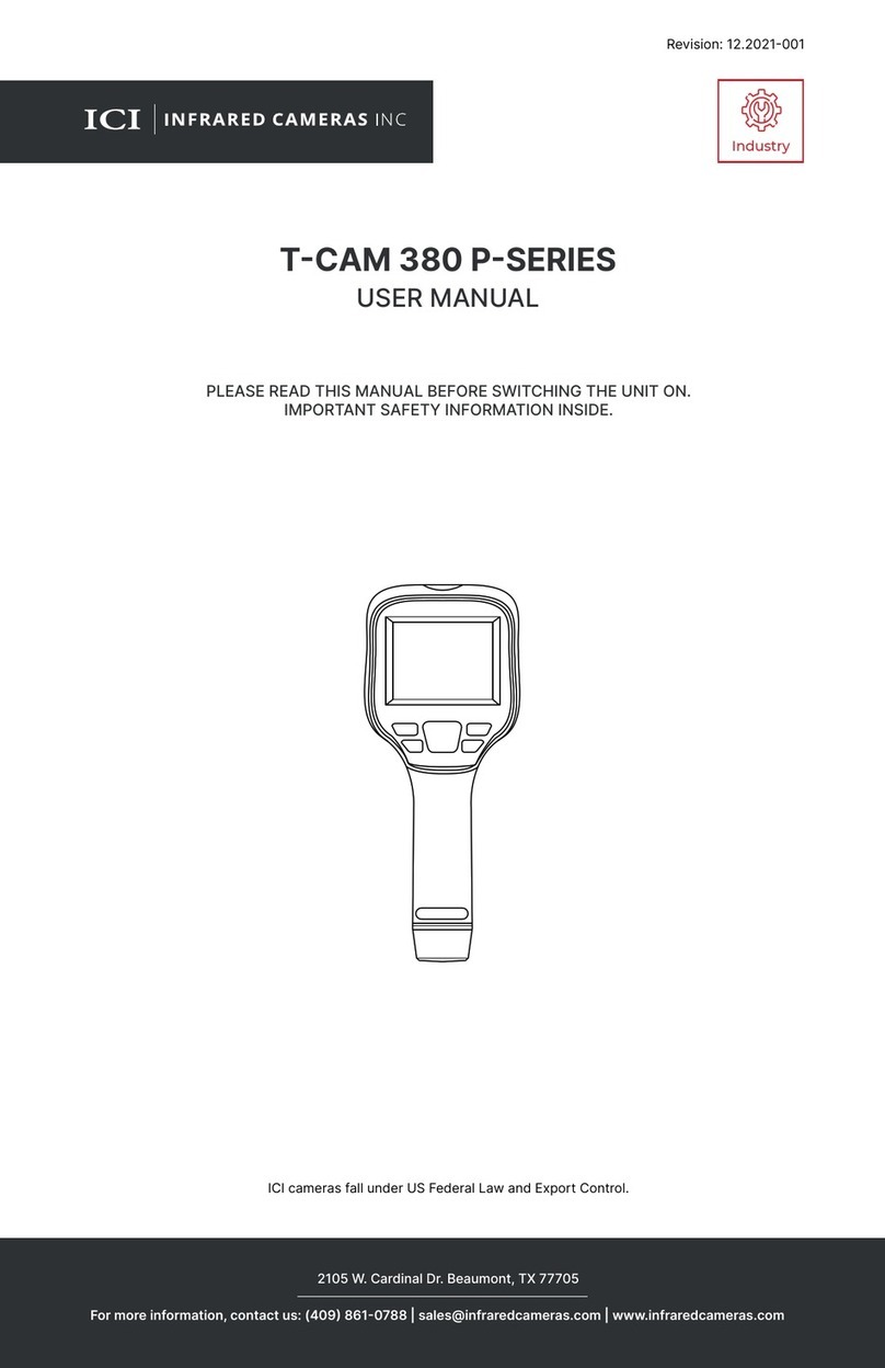 INFRARED CAMERAS T-CAM 380 P Series user manual INFRARED CAMERAS T-CAM 380 P Series user manual