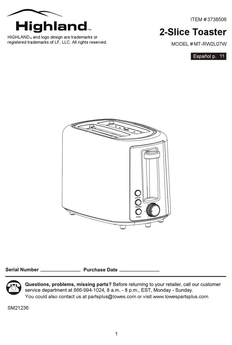 Highland MT-RW2L07W User manual