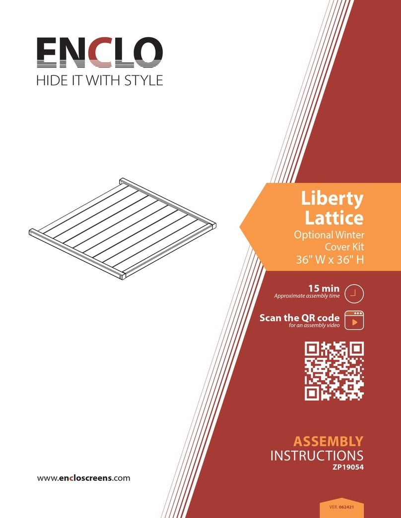 ENCLO Liberty Lattice ZP19054 Assembly instructions
