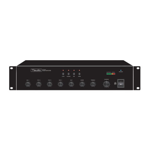 T-audio TA-120 Operation manual