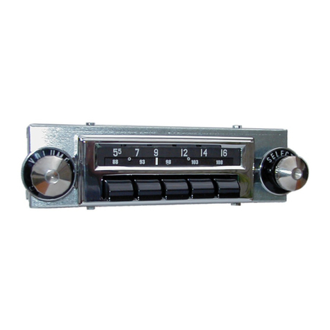 Antique Automobile Radio 323302B User manual