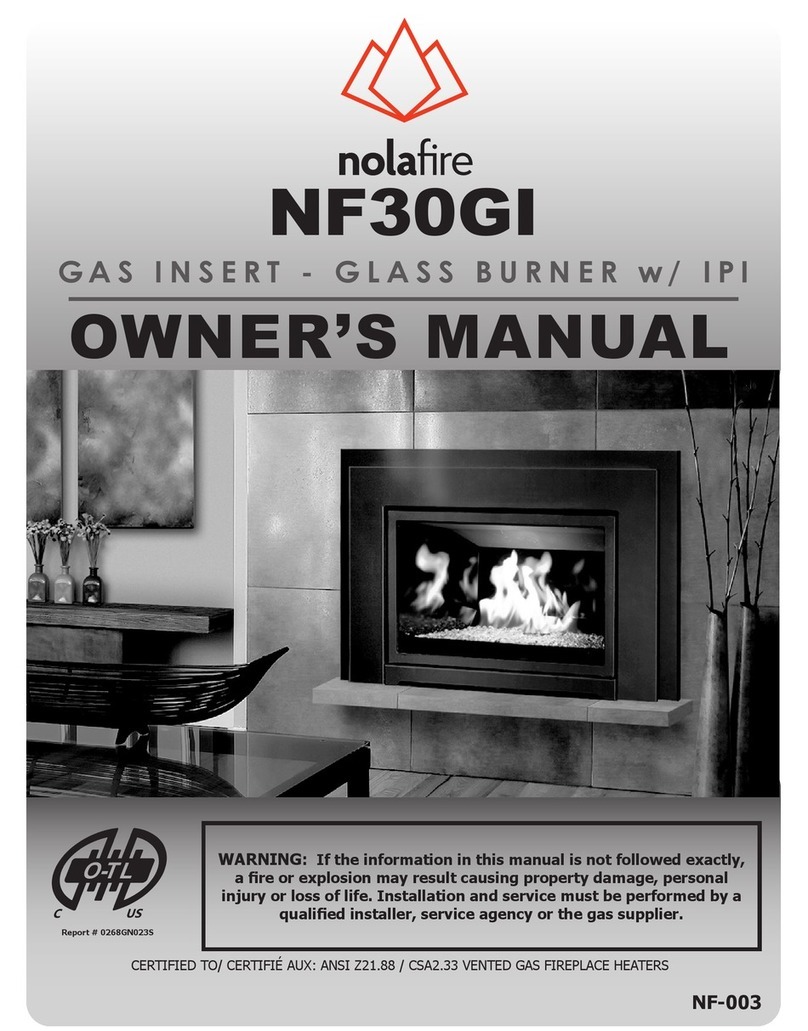 Nolafire NF30GI owner's manual