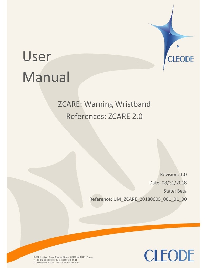 Cleode ZCARE user manual