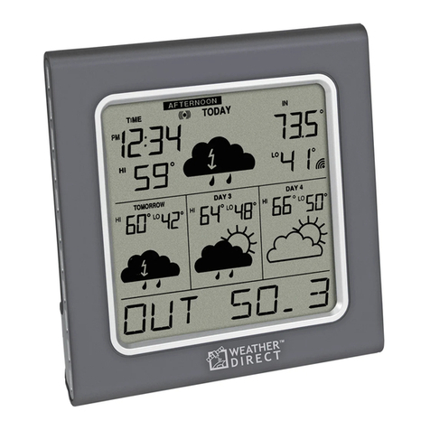 La Crosse Technology WEATHER DIRECT WD-3105 User manual La Crosse Technology WEATHER DIRECT WD-3105 User manual