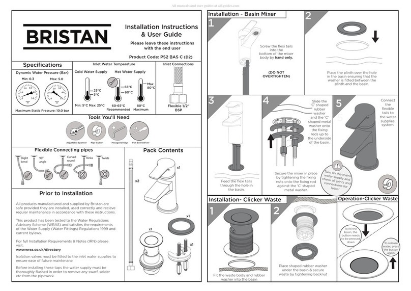 Bristan PS2 BAS C D2 Wiring diagram Bristan PS2 BAS C D2 Wiring diagram