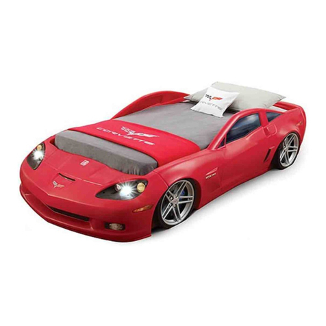 Step 2 CORVETTE Bed Toddler to Twin 8215 User manual Step 2 CORVETTE Bed Toddler to Twin 8215 User manual