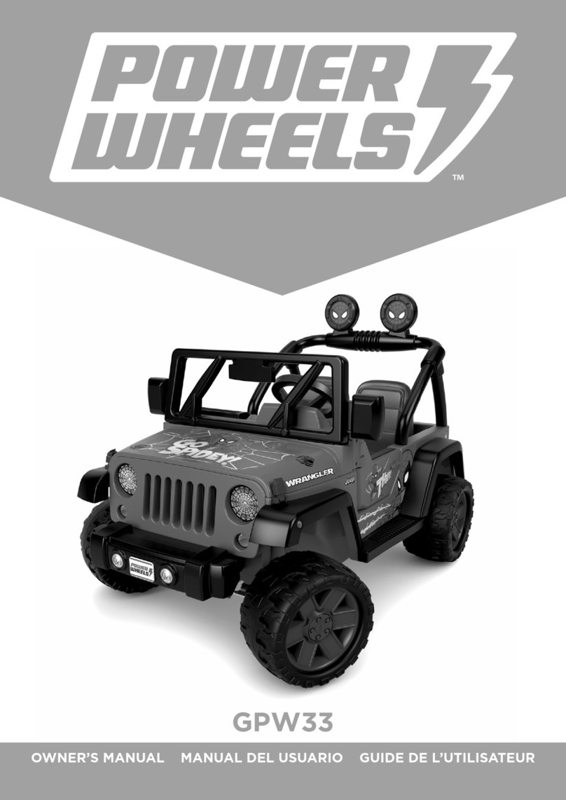 Power Wheels GPW33 owner's manual